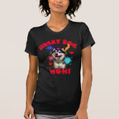 Husky Moeder Hondenliefhebber Beste Hond Moeder Oo T-shirt (Voorkant)