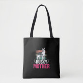 Husky Moeder Liefde: Vier Loyaliteit en Bond Tote Bag (Voorkant)