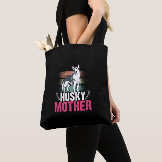 Husky Moeder Liefde: Vier Loyaliteit en Bond Tote Bag (Dichtbij)