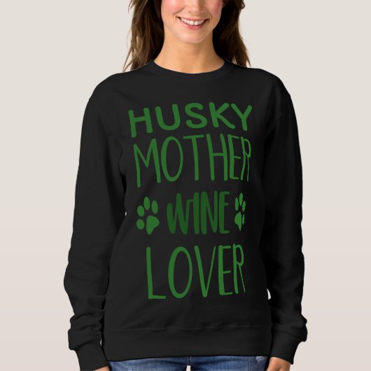 Husky Moeder Wine Trui (Voorkant)