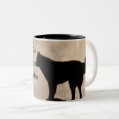 Husky Mok Coffee Kop Gepersonaliseerd Sled Dog Kop (Voorkant rechts)