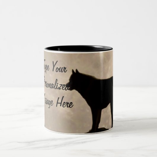 Husky Mok Coffee Kop Gepersonaliseerd Sled Dog Kop (Center)