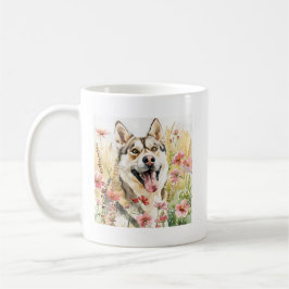 Husky Mok – Waterverf Dog Coffee Cup