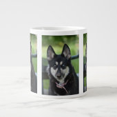 Husky mokkop grote koffiekop (Voorkant)