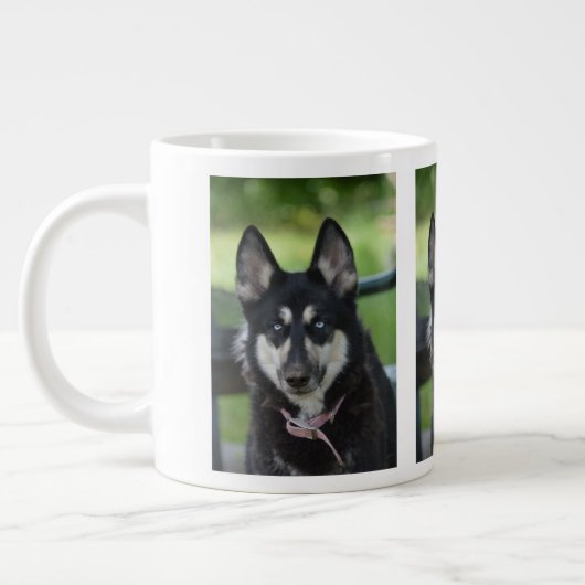 Husky mokkop grote koffiekop (Links)