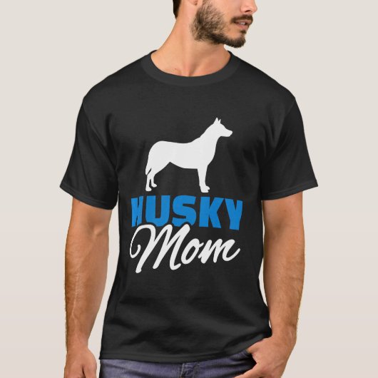 Husky Mom Premium T-shirt (Voorkant)