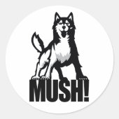 Husky Mush Sticker (Voorkant)