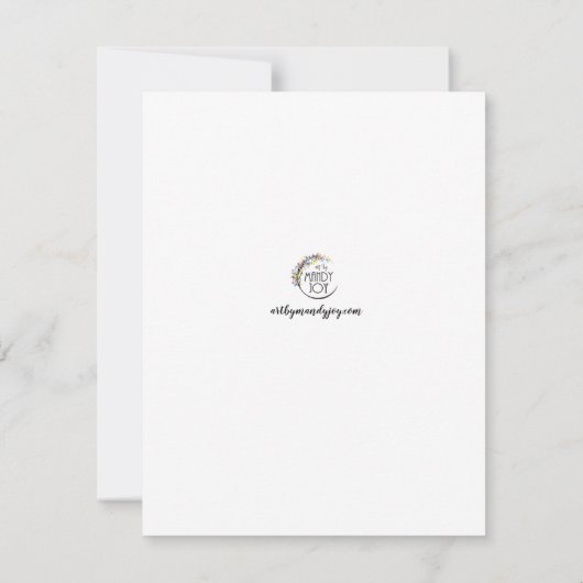 Husky Note cards Kaart (Achterkant)