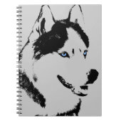 Husky Notebook Siberian Husky Gifts & Books Notitieboek (Voorkant)