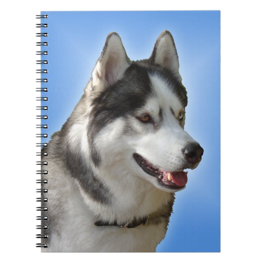 Husky Notitieboek Siberian Husky Gifts & Books (Voorkant)