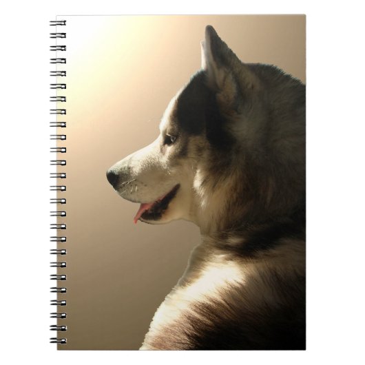 Husky Notitieboek Siberian Husky Pup Journal Book (Voorkant)