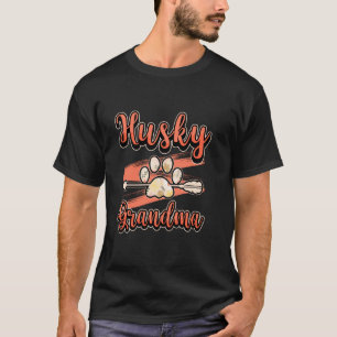 Husky Oma Vacht Moeder Ouder Liefde Honden Poot T-shirt