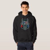 Husky op horloge Essential Hoodie (Voorkant volledig)