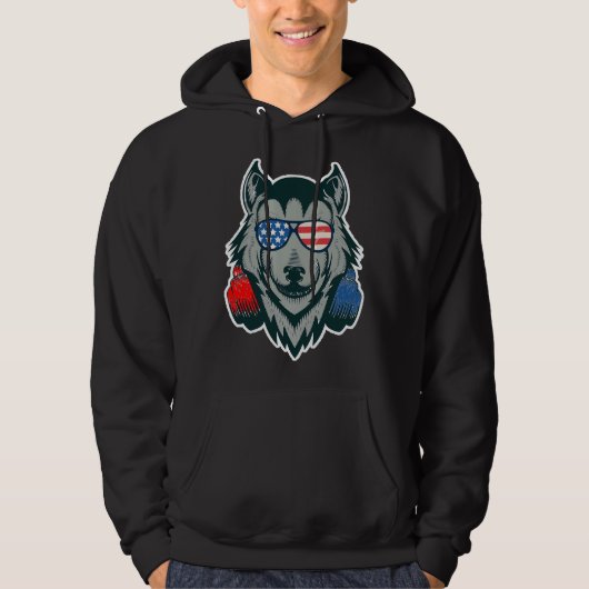Husky op horloge Essential Hoodie (Voorkant)
