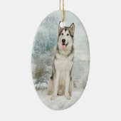 Husky Ornament (Rechts)
