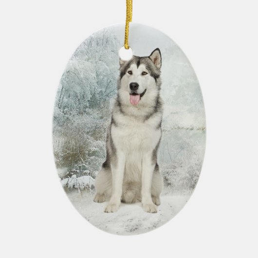 Husky Ornament (Voorkant)
