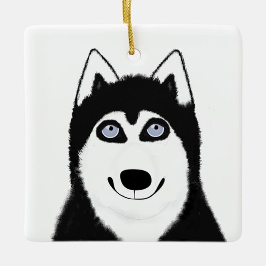 Husky Ornament (Voorkant)