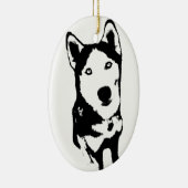 Husky Ornament (Rechts)