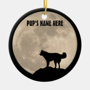 Husky Ornament Gepersonaliseerde Decoratie