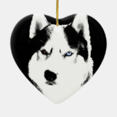 Husky Ornament Personalized Decoration (Achterkant)
