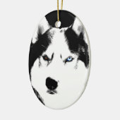 Husky Ornament Personalized Sled Dog Decoration (Links)