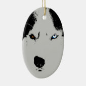 Husky Ornament Personalized Sled Dog Decoration (Rechts)