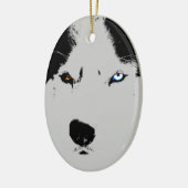 Husky Ornament Personalized Sled Dog Decoration (Links)