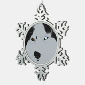Husky Ornament Personalized Sled Dog Decoration (Rechts)