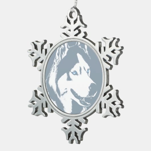 Husky Ornament Personalized Sled Dog Decoration (Rechts)