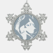 Husky Ornament Personalized Sled Dog Decoration (Voorkant)