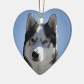 Husky Ornament Personalized Sled Dog Decoration (Links)