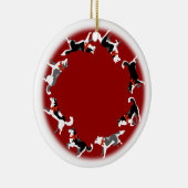 Husky Ornament Personalized Sled Dog Decoration (Rechts)