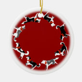 Husky Ornament Personalized Sled Dog Decoration (Voorkant)