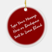 Husky Ornament Personalized Sled Dog Decoration (Achterkant)