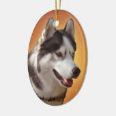 Husky Ornament Personalized Sled Dog Decoration (Links)