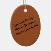 Husky Ornament Personalized Sled Dog Decoration (Achterkant)