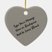 Husky Ornament Personalized Wolf Dog Decoration (Achterkant)