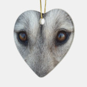 Husky Ornament Personalized Wolf Dog Decoration (Links)