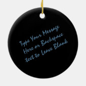 Husky Ornament Personalized Wolf Dog Decoration (Achterkant)