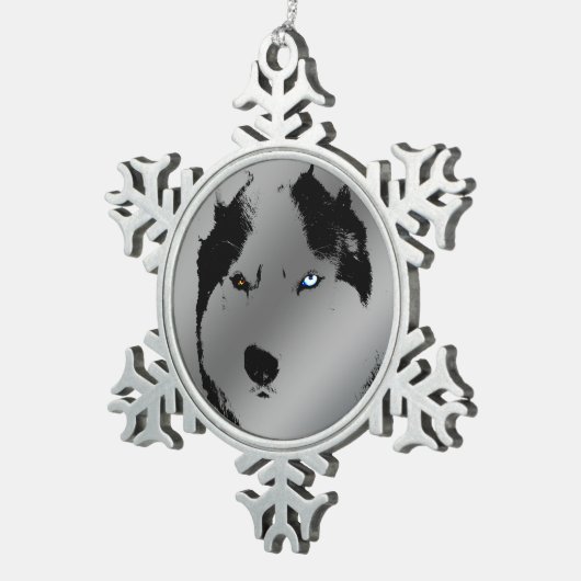 Husky Ornament Siberian Husky Holiday Decoration (Rechts)
