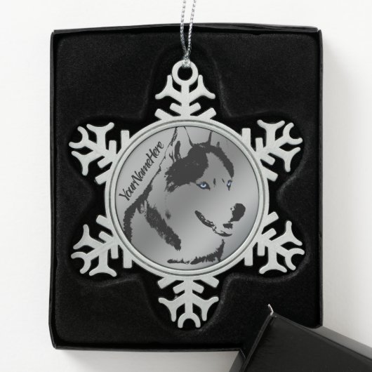 Husky Ornament Siberian Husky Holiday Decoration (Kistje)