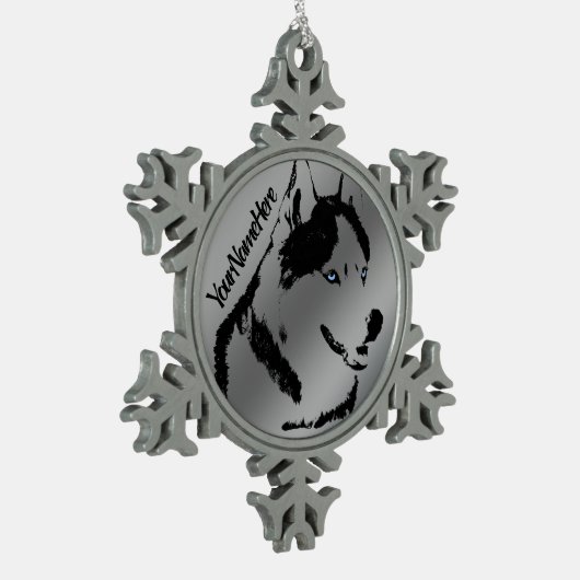 Husky Ornament Siberian Husky Holiday Decoration (Links)