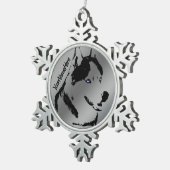 Husky Ornament Siberian Husky Holiday Decoration (Rechts)