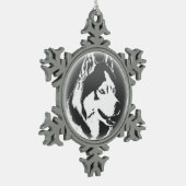 Husky Ornament Siberian Husky Holiday Decoration (Links)
