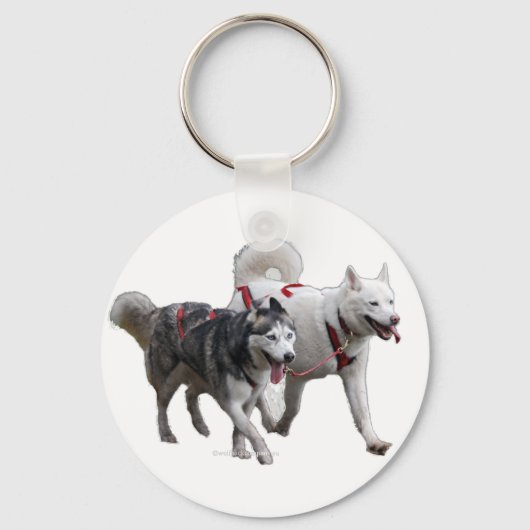 husky pair sleutelhanger (Voorkant)