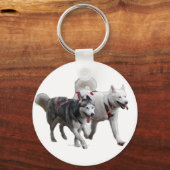 husky pair sleutelhanger (Voorkant)