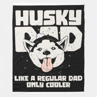 Husky Pap Als een gewone Pap Alleen Cooler Fleece Deken
