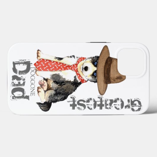 Husky Pap Case-Mate iPhone Case (Achterkant (horizontaal))