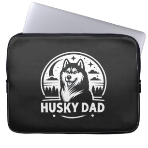 Husky Pap Gift Hond Eigenaar Siberische Huskies Va Laptop Sleeve