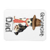 Husky Pap Magneet (Horizontaal)